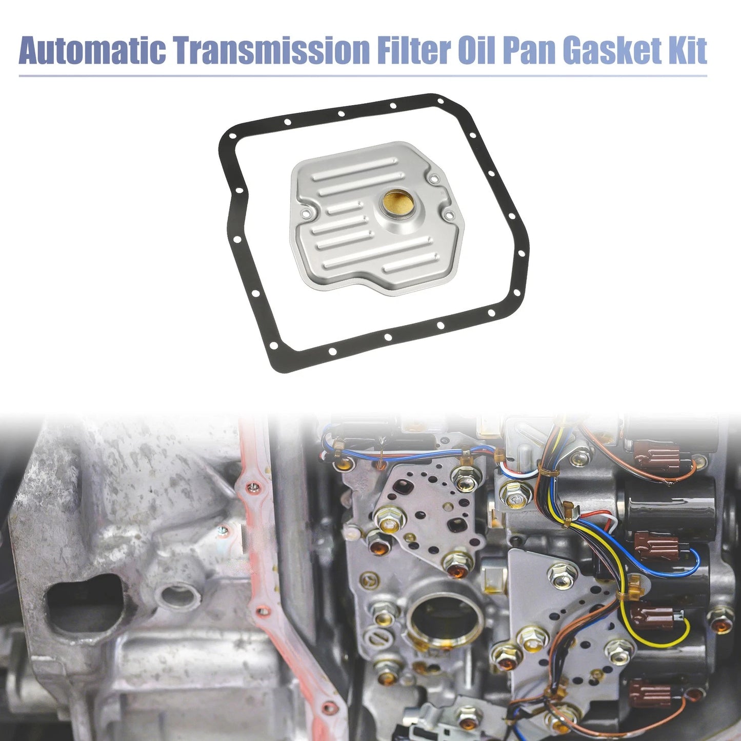 Set of 1 Transmission Filter Oil Pan Gasket Kit for Toyota RAV4 (1996–2000)