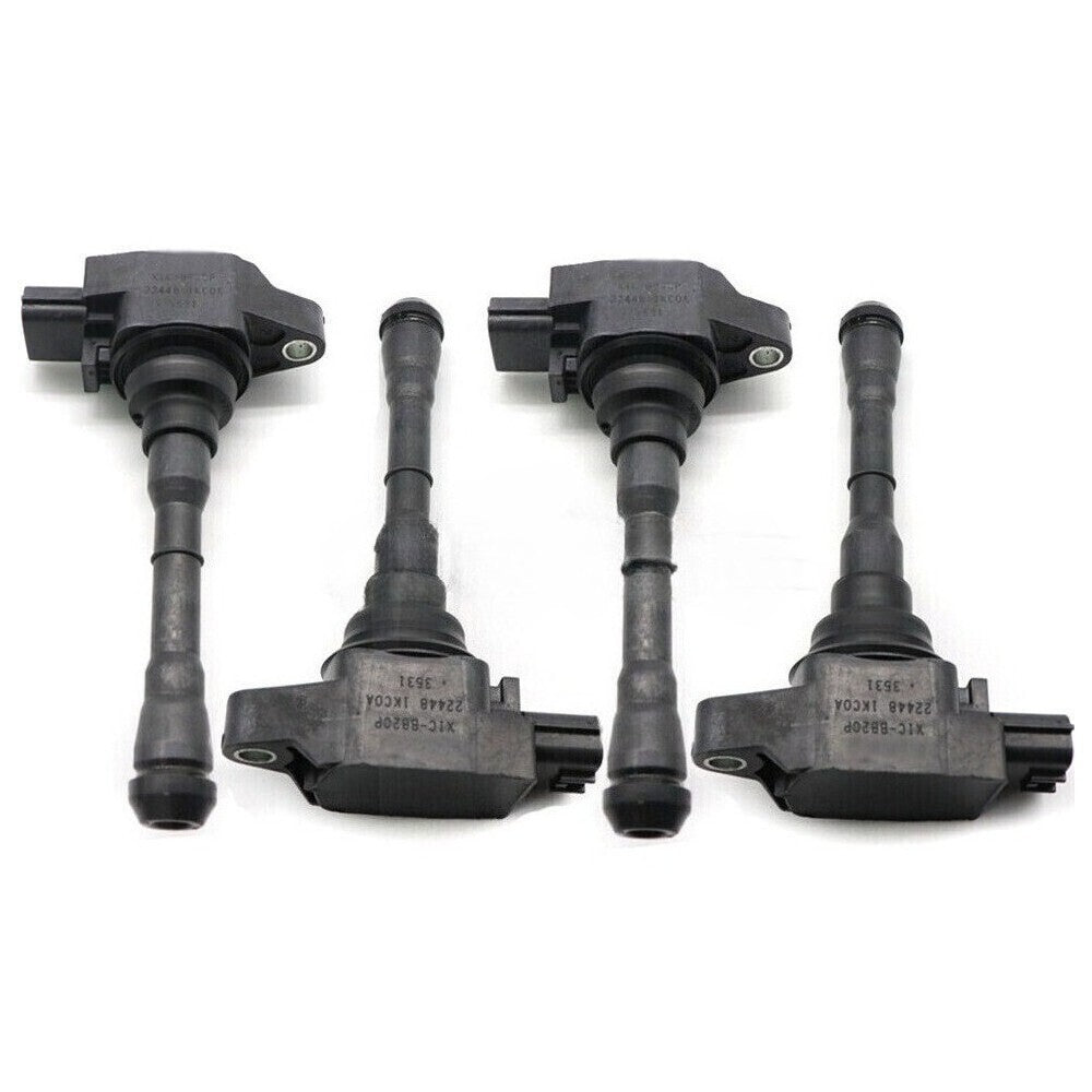 Set of 4 Ignition Coils for Nissan Rogue Juke Sentra (2011–2019)