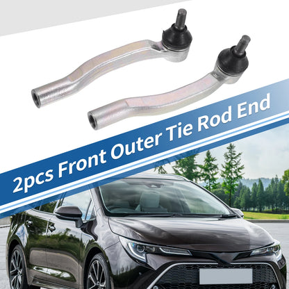 2X Front Outer Tie Rod End Links for Toyota Sienna (2003–2010) No. ES80627