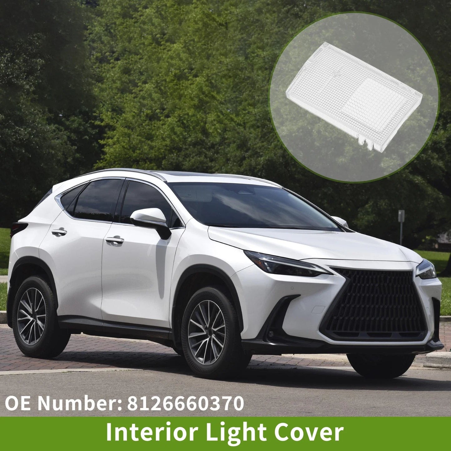 Car Front Right Interior Light Cover for Lexus GX460 (2010-2023)