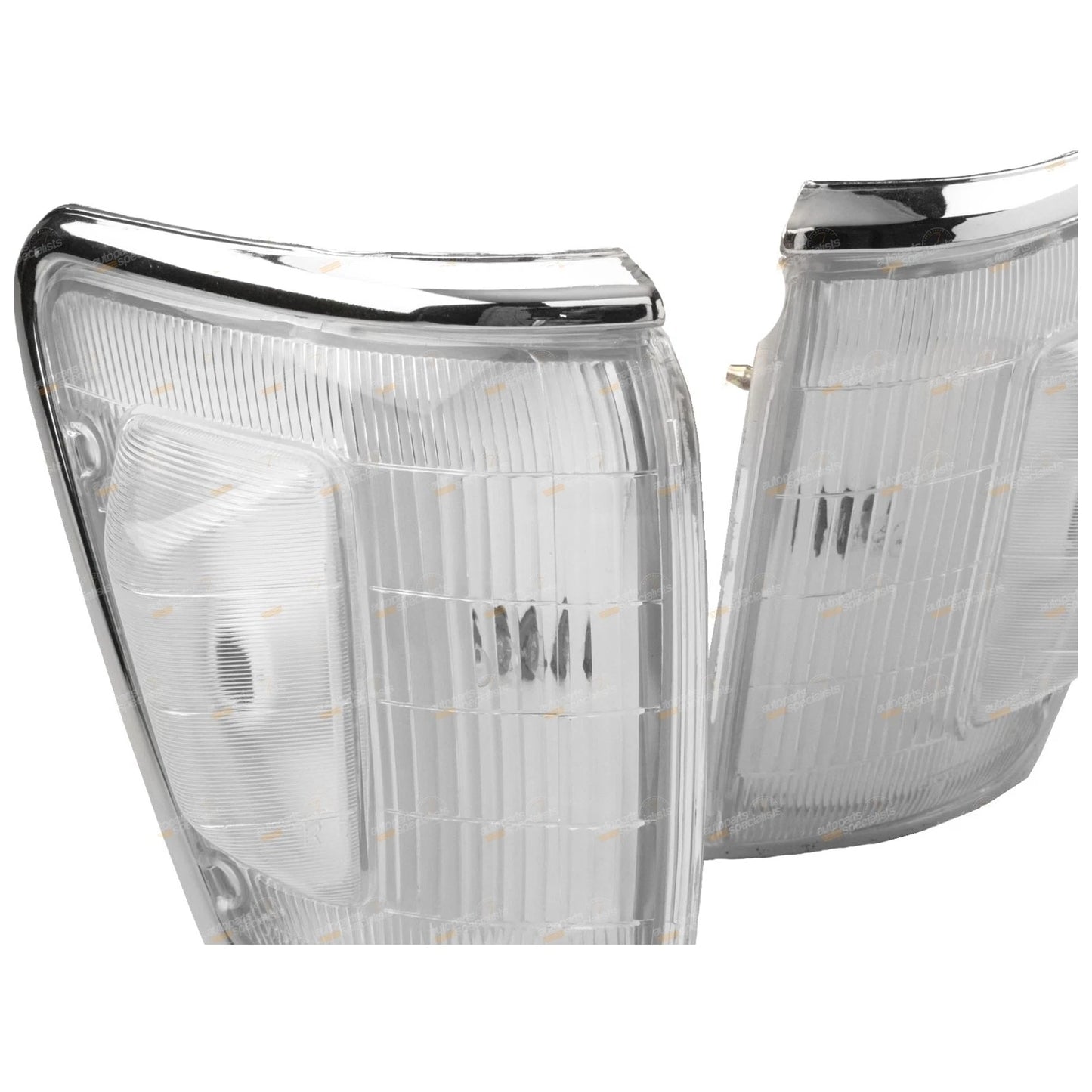 Set of 2 Chrome Corner Indicator Lights for Toyota Hilux (1994–1997)