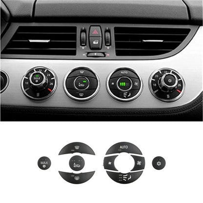 9 Pcs Black AC Control Switch Buttons for BMW Z4 (2009-2016)