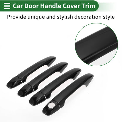 Car Door Handle Cover Trim for Toyota Prius (2010–2015) Black