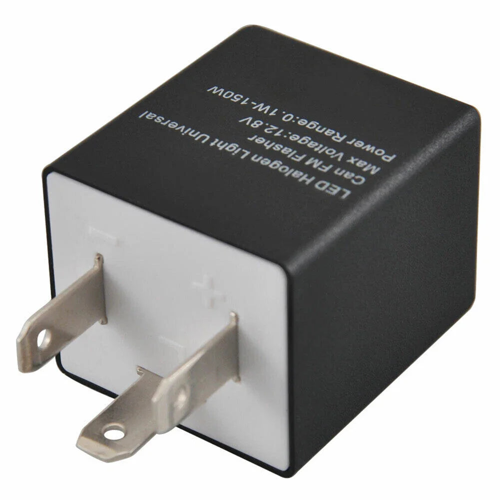 3 Pin Adjustable Flasher Rate LED Indicator Relay for Car Bike Turn Signal Light