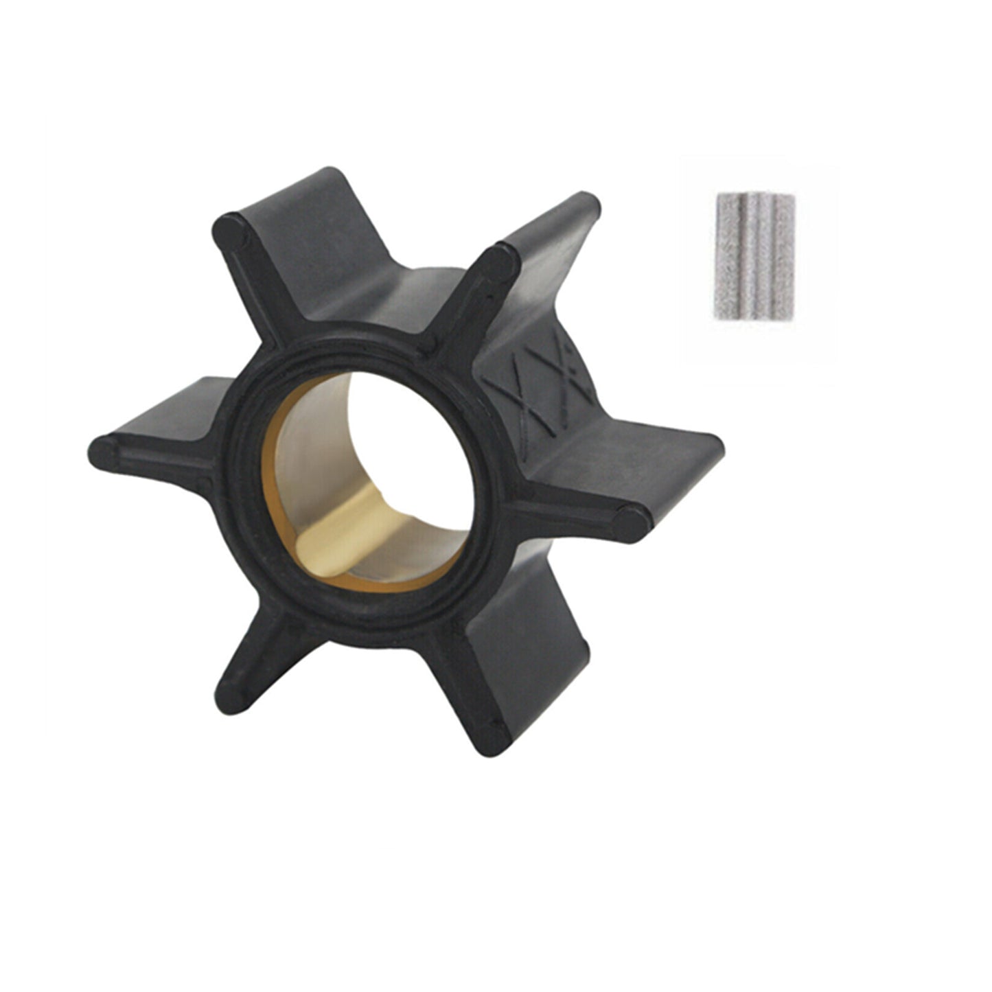 Water Pump Impeller & Key for Mercury Outboard (4-9.8HP)