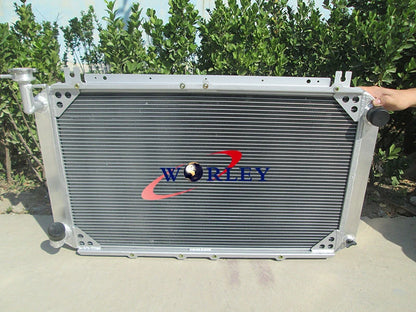 3X Core Aluminum Radiator + Silicone Hose for Patrol GQ Y60 (1990–1997)