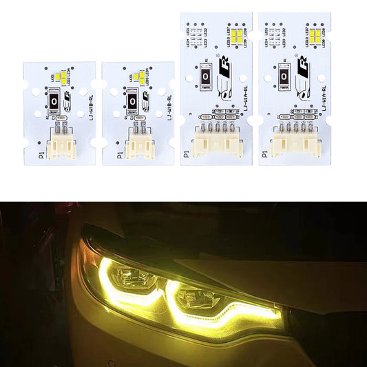 1 Set Front Headlight DRL Boards for BMW F80 F82 F83 M3 M4 (2018-2020)