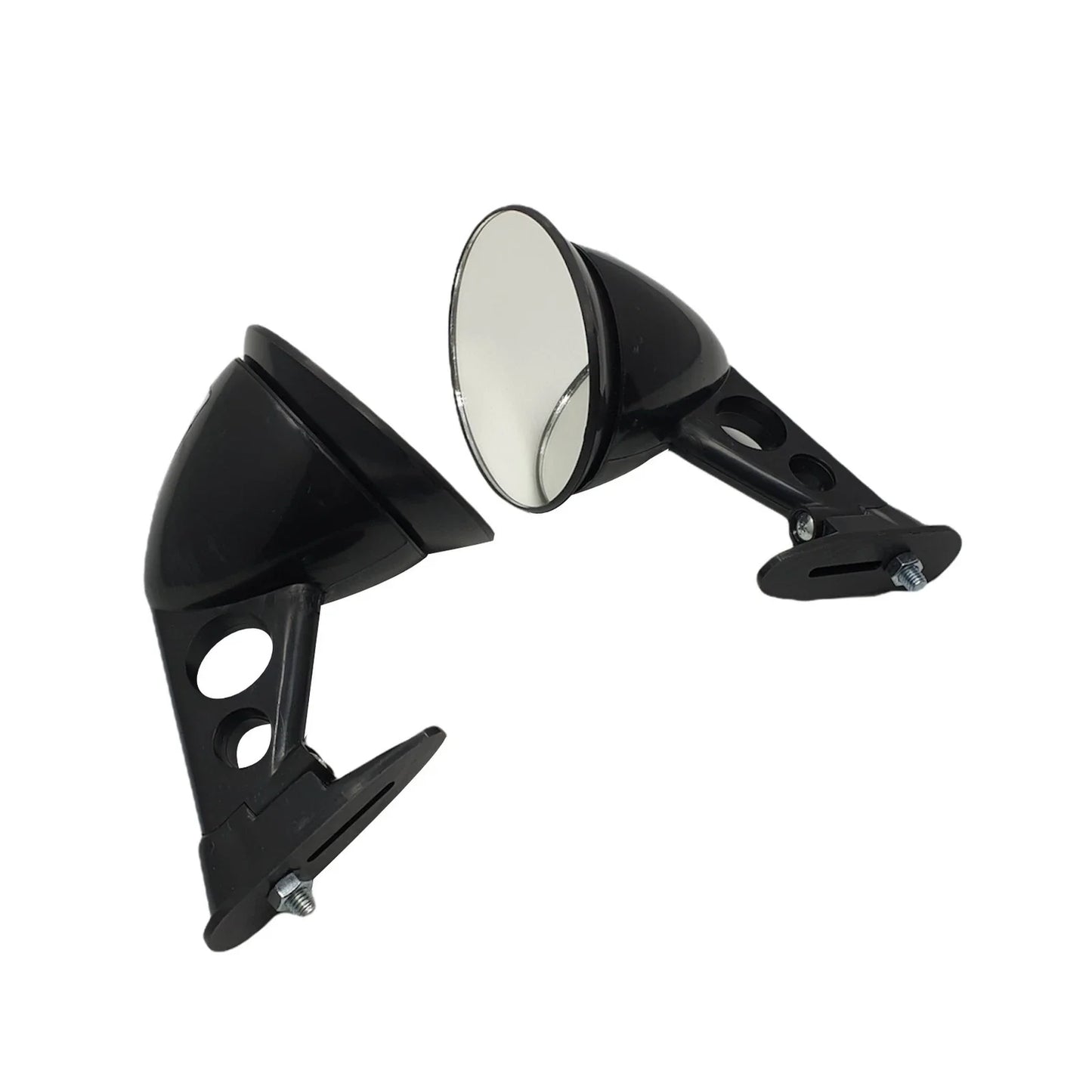Black JDM Racing Sport Bullet Fender Side Mirror for Universal Fit
