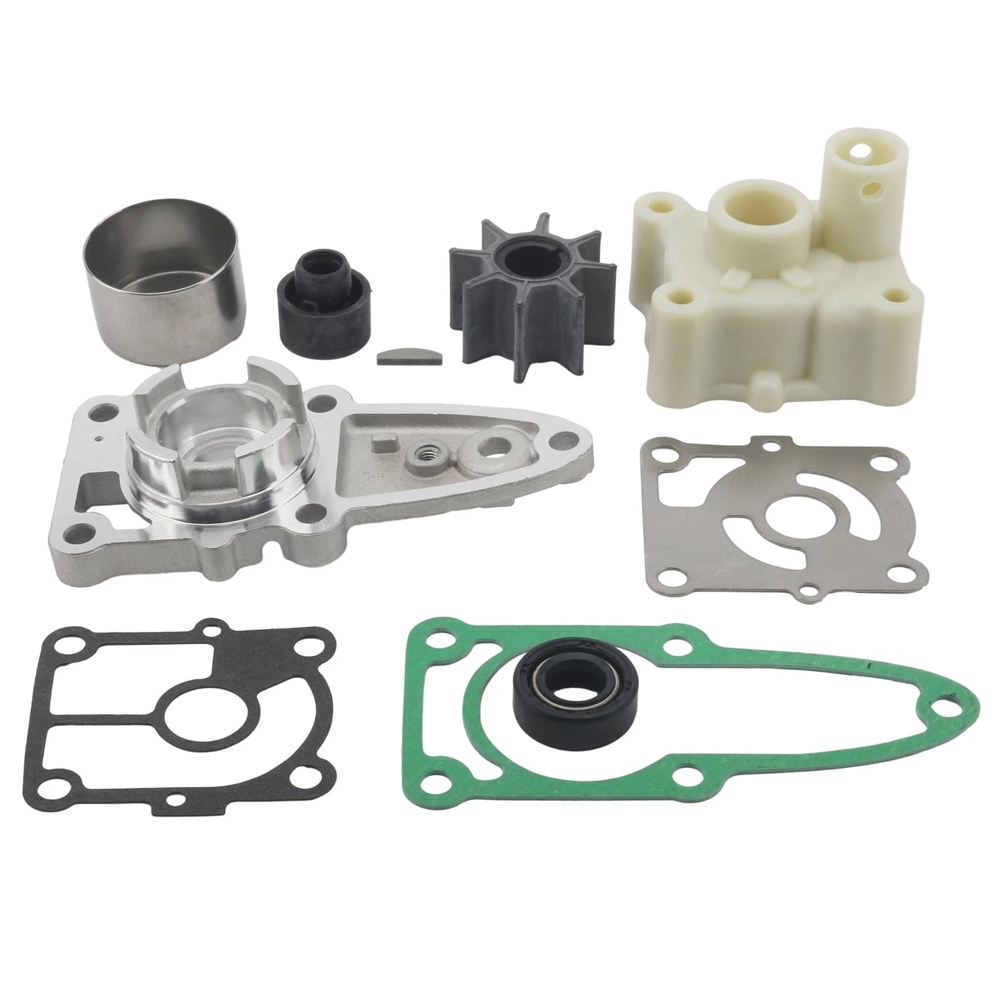 Water Pump Rebuild Kit for Mercury 9/10/15/20HP Outboard (1998–Present)