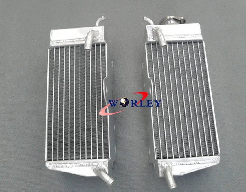 Aluminum Radiator + Black Hose for Honda CR250R (1985-1987)