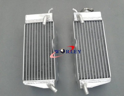 Aluminum Radiator + Black Hose for Honda CR250R (1985-1987)