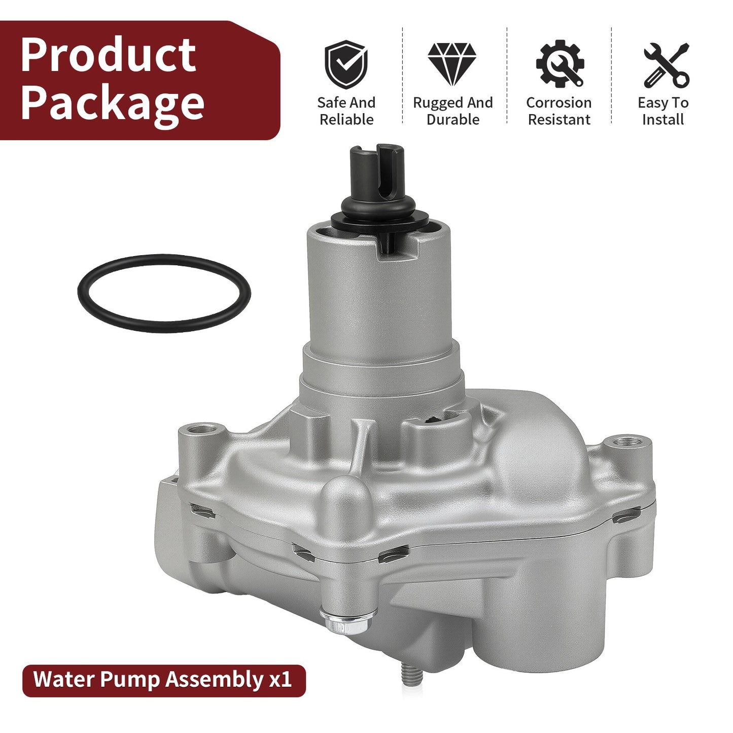 Water Pump Assembly for Honda VTX1800N, VTX1800F (2004–2008)