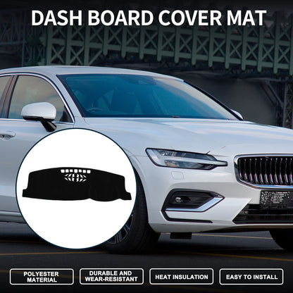 Dashboard Dash Cover Mat for Volvo S90 (2017–2019) Sun Protector Black