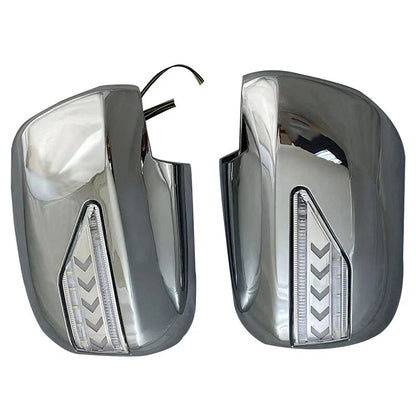 Pair / Rearview Mirror Cover Overlay Silver for Lexus RX330 RX350 (2003–2008)