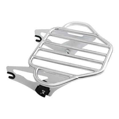 Chrome Luggage Rack Docking Kit for Harley Touring Road King (2009-2013)