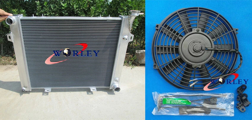 Aluminum Radiator with Fan for Jeep Grand Cherokee 1993–1997