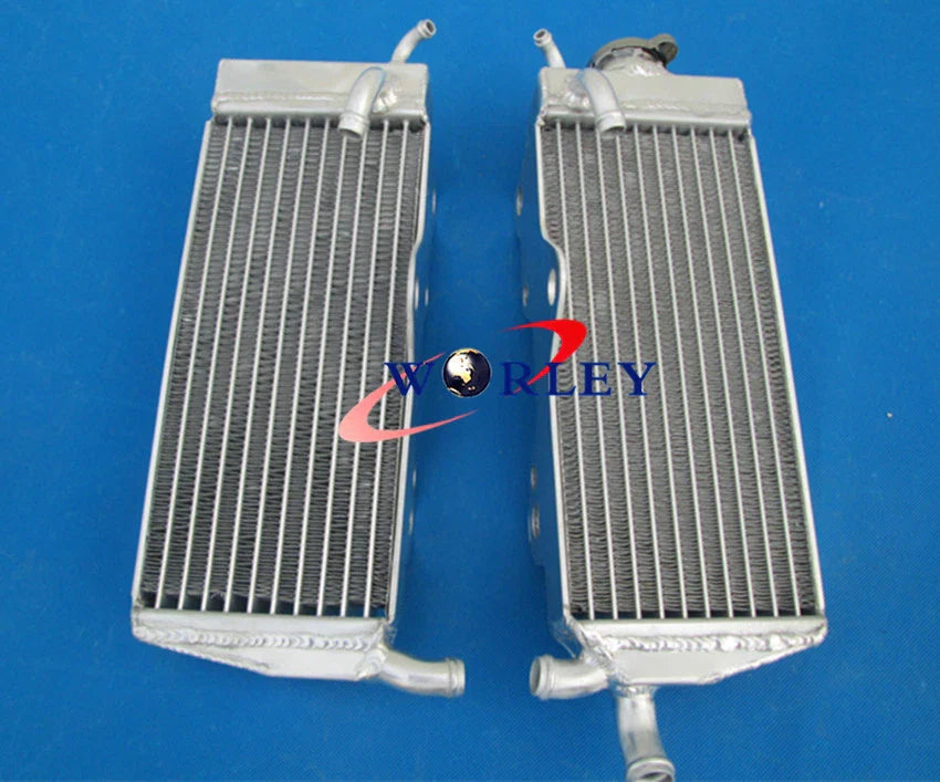 Aluminum Radiator + Blue Hoses for Honda CR250R CR250 1988-1989