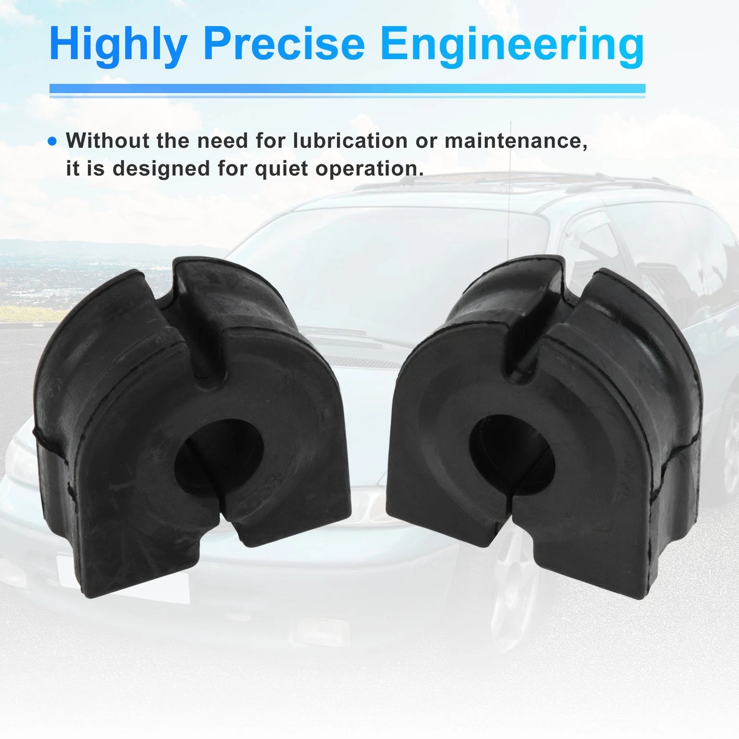 Stabilizer Sway Bar Bushing Kit for BMW 525i (2004–2007) No.31356763267