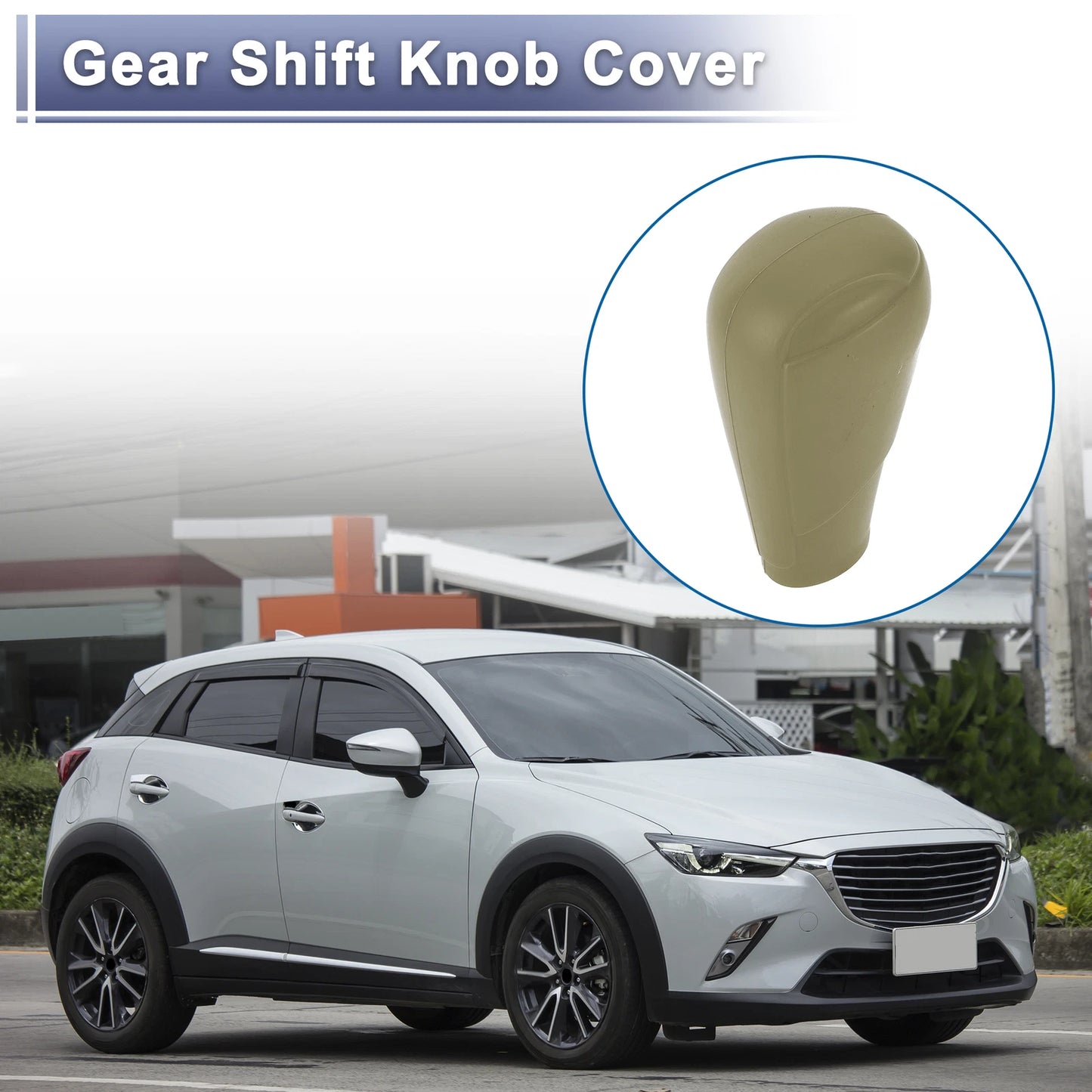 1 Pc Automatic Gear Shift Knob Cover Silicone for Mazda 3 (2014–2019)