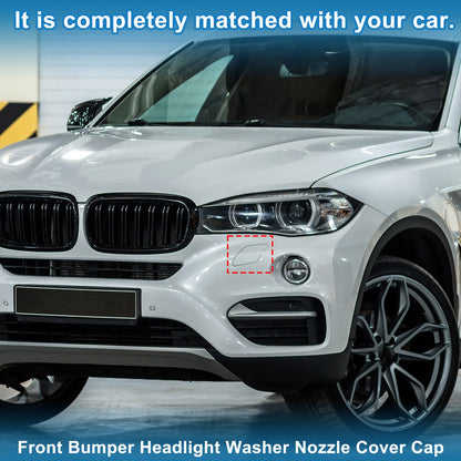 Front Left Washer Nozzle Cover Cap No. 51117422903 for BMW X6 (2015–2019) Red