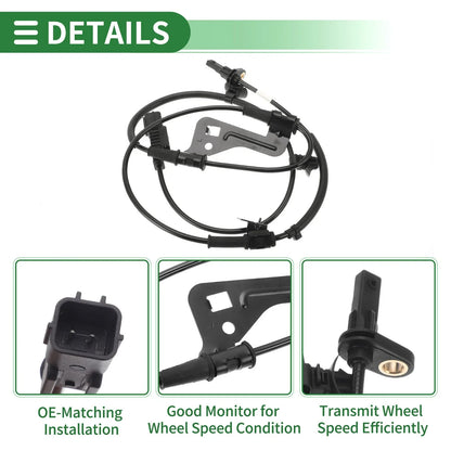 ABS Wheel Speed Sensor for Hyundai Kona (2018-2023) 1 x Left Front Sensor