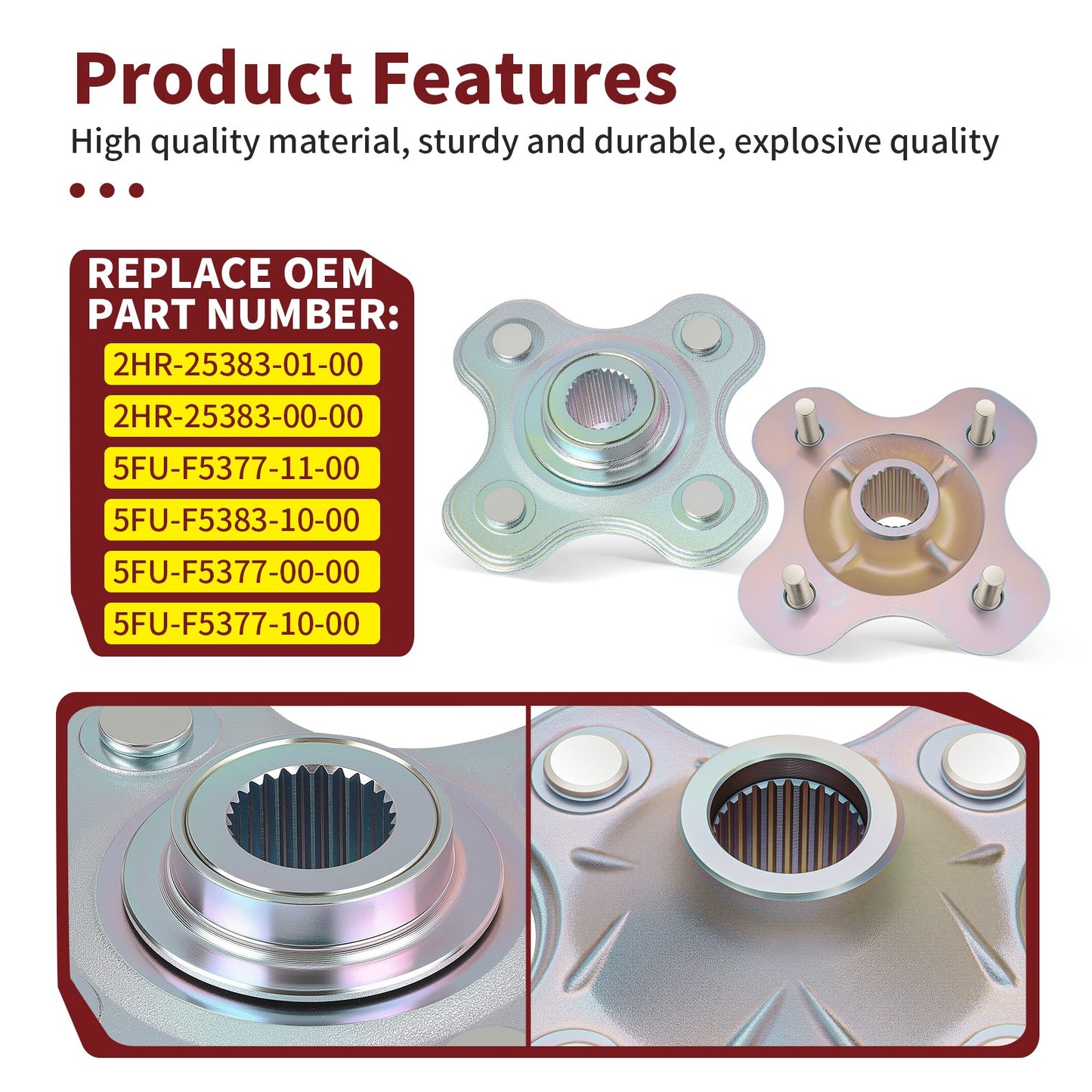 Wheel Hub Kit for Yamaha Big Bear 400 2x4 (2000–2004)