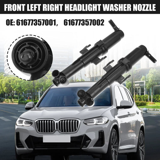 1 x Pair Front Left & Right Headlight Washer Nozzles for BMW X4 (2015-2018)