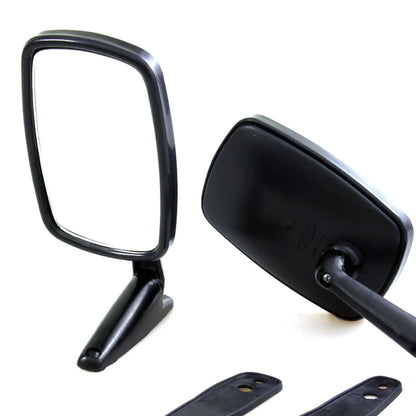 Set of 2 Black Fender Door Mirrors for Buick Electra Century
