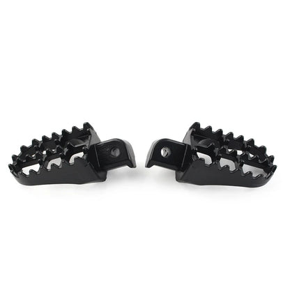 CNC Wide Foot Pegs Rear Set Pedals for Universal Motorcycle Bike Black