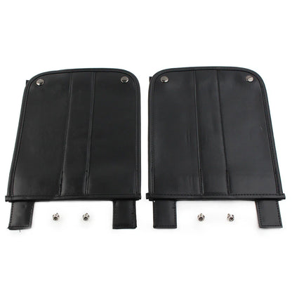 Black PU Leather Universal Trike Rear Fender Bra for Harley Roadsmith