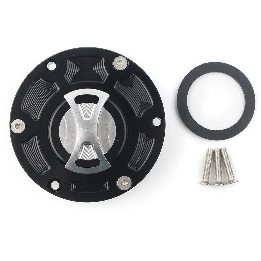 Fuel Gas Tank Cap Cover for Kawasaki Ninja 250R 2008-2012, EX300 2013-2014