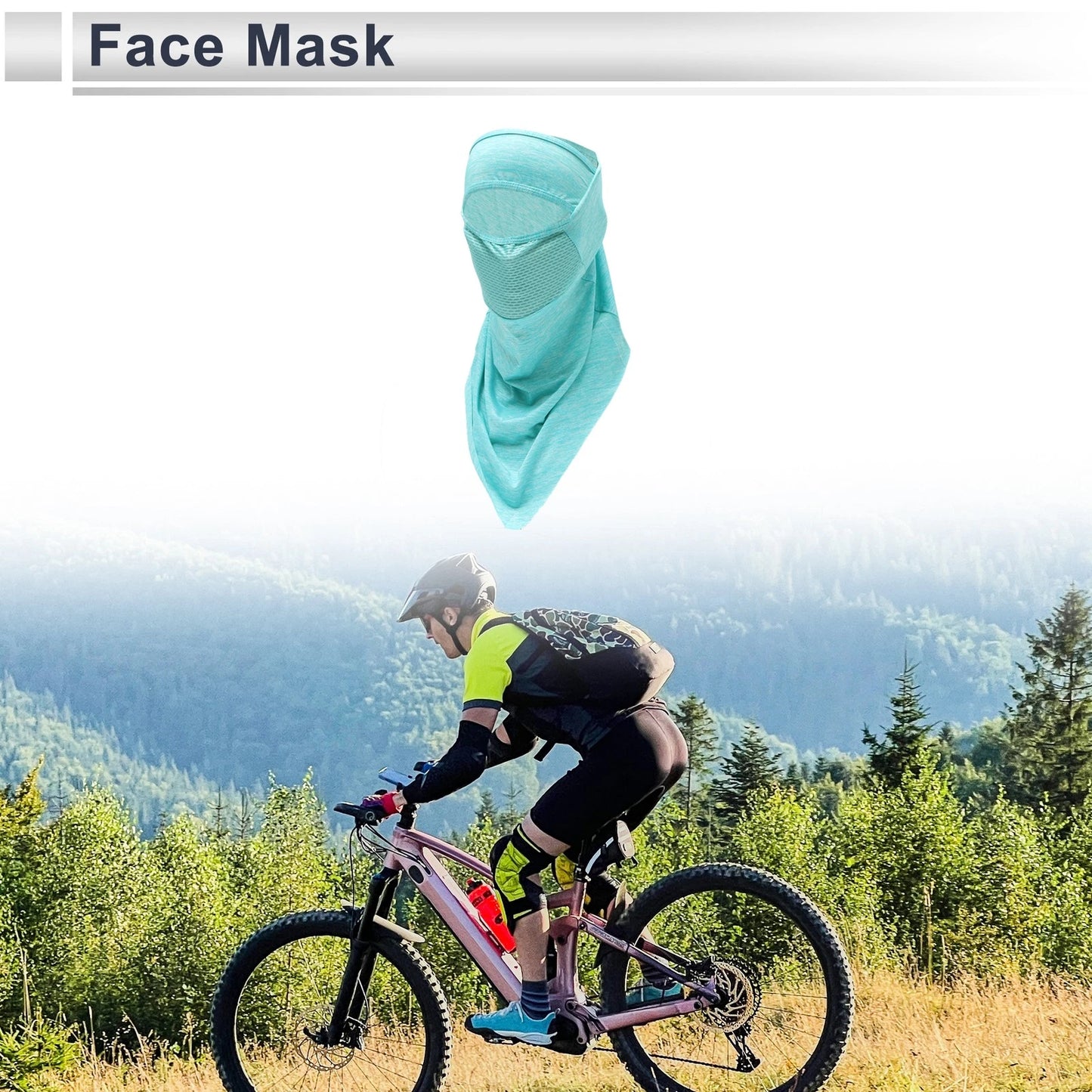 Half Pack Triangle Towel UV Face Shield for Universal Use (2023)