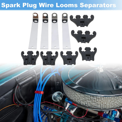 Spark Plug Separators Looms for Chevy Ford 7/8/9mm (Fits Various Models)