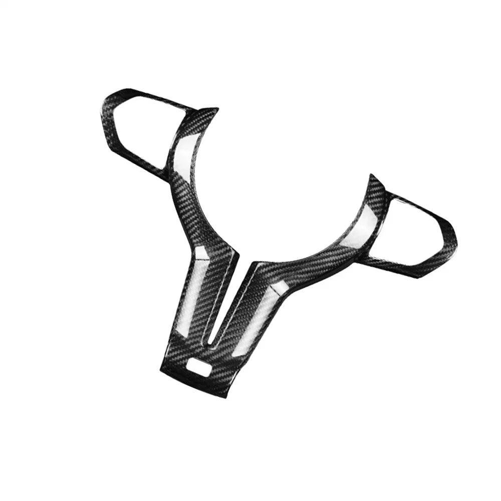 Carbon Fiber Steering Wheel Cover for BMW M2 M3 M5 M6 F87 F80 F82 (2016-2023)