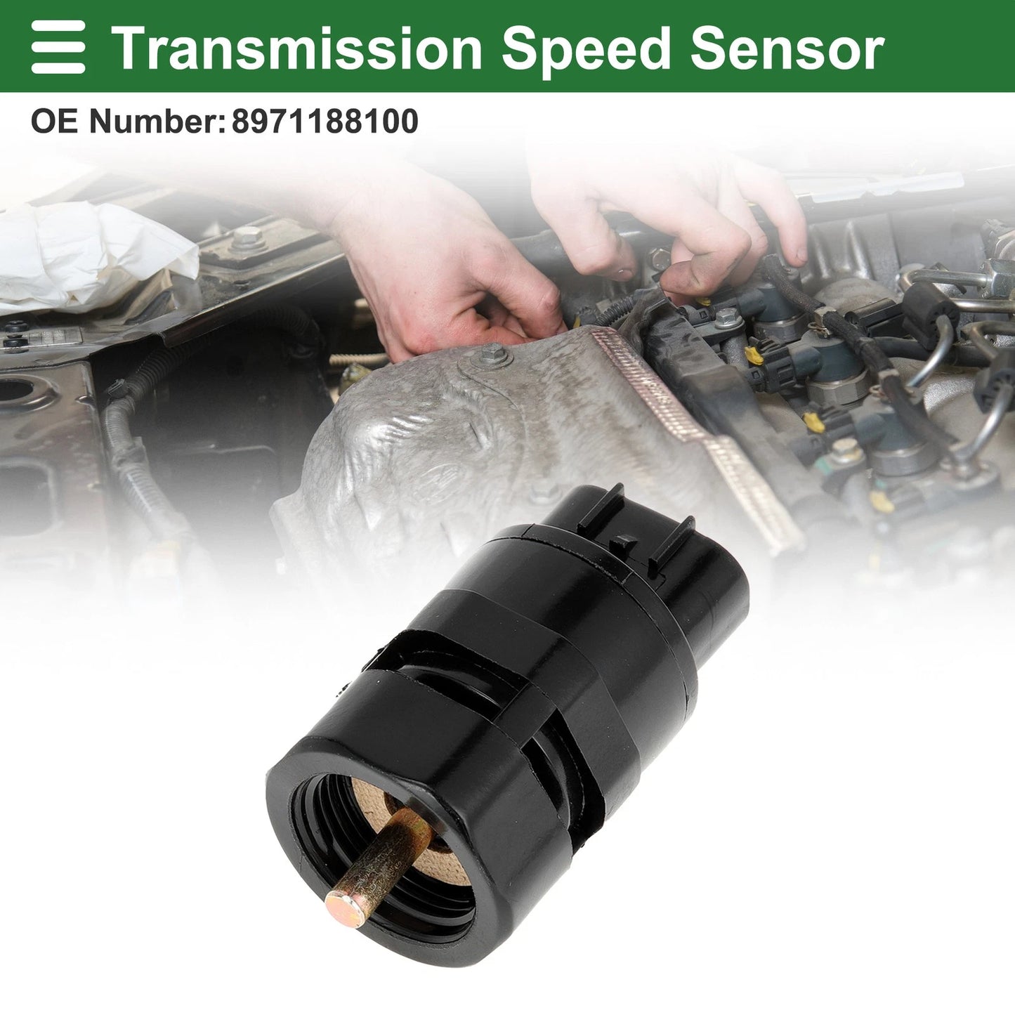 1 Pc Transmission Speed Sensor No.8971188100 for Isuzu Pickup 1Ton (1988–1992)