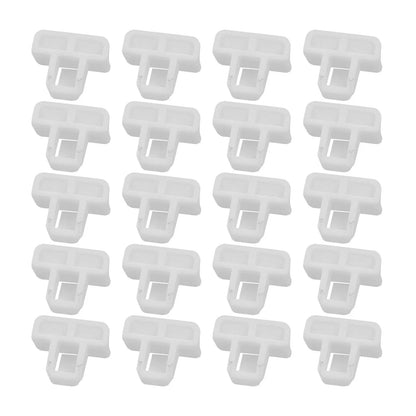 Front Bumper Cover Clip Nylon for Vehicle White Accessories