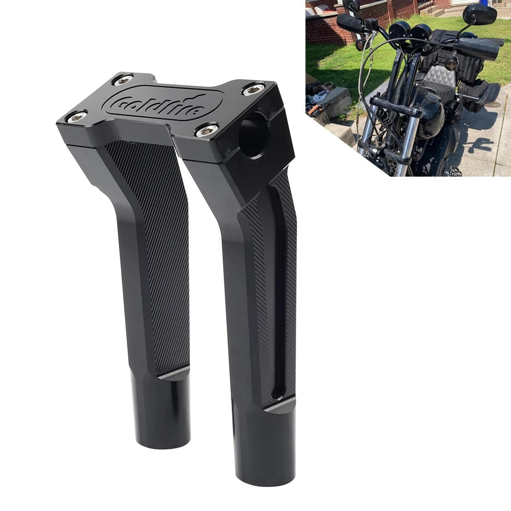 8" Pullback Handlebar Risers Clamp for Harley (Fits 1" Handlebar)