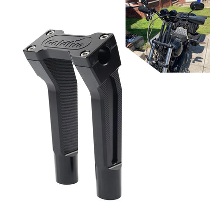 8" Pullback Handlebar Risers Clamp for Harley (Fits 1" Handlebar)
