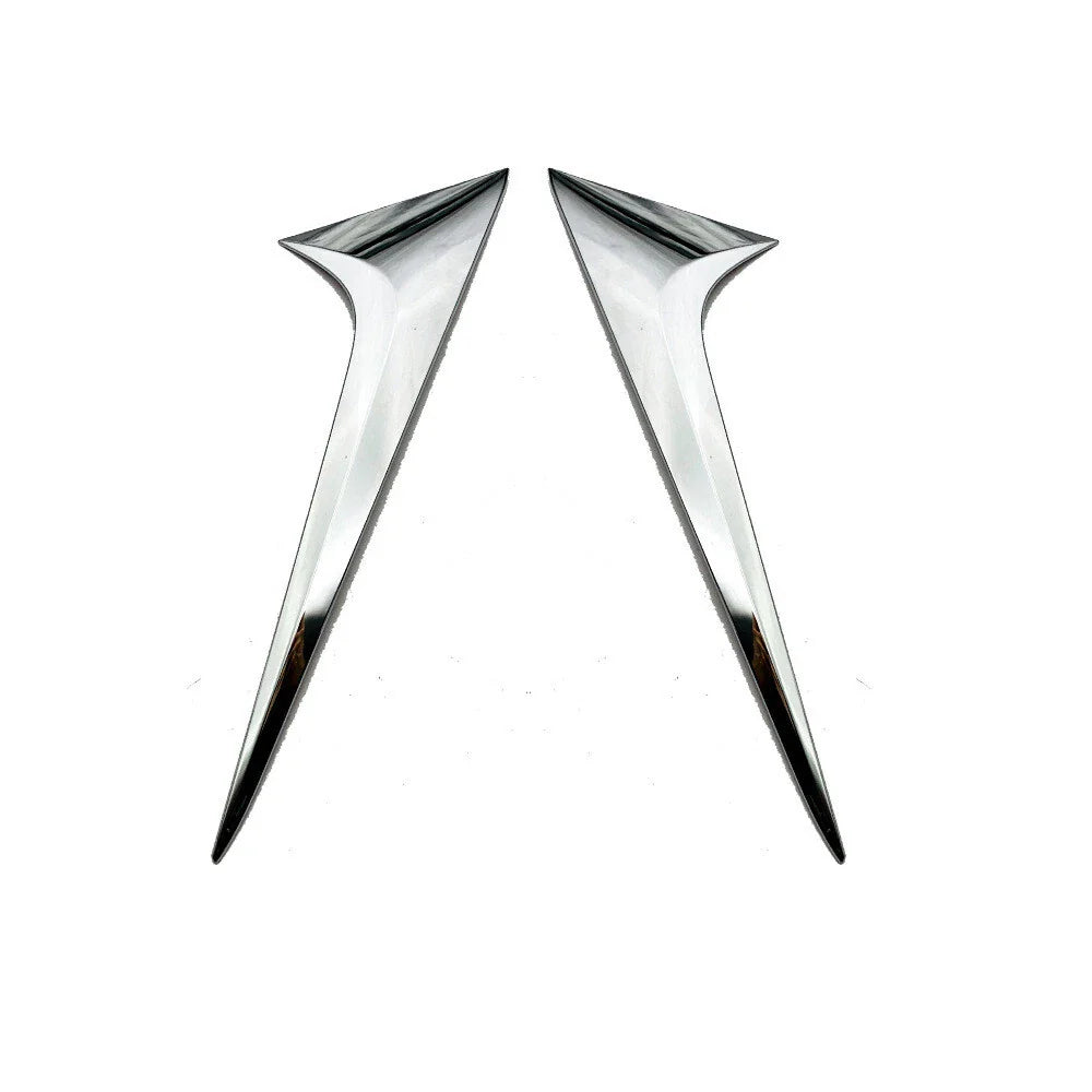 2X Chrome Rear Window Spoiler Side Cover Trim for Mazda CX-30 (2020–2024)