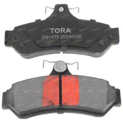 Set of 4 Rear Disc Brake Pads for Toyota Camry (2002–2017)