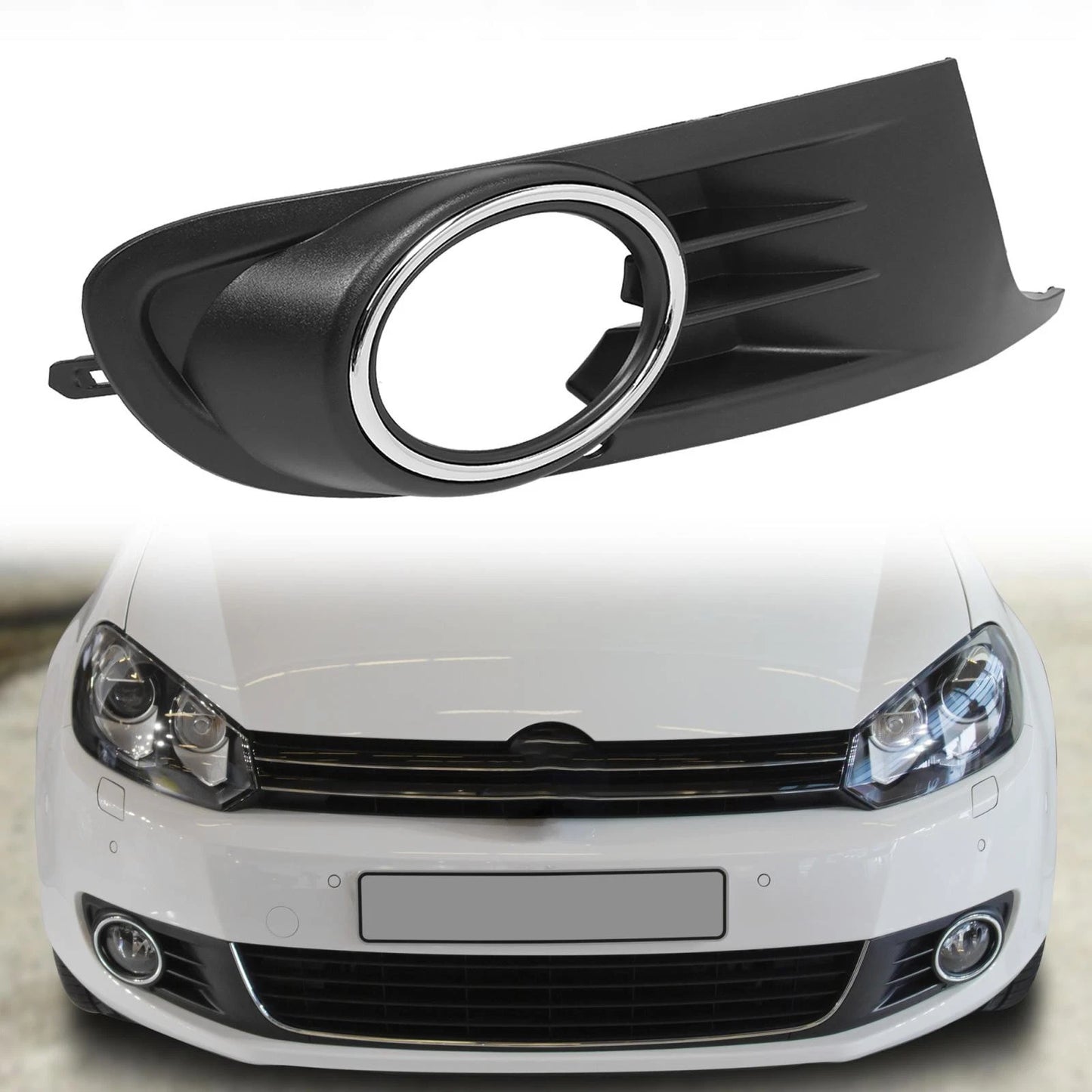 Right Side Fog Light Grille Cover Trim 5K0853666 for Volkswagen Golf (2010–2014)