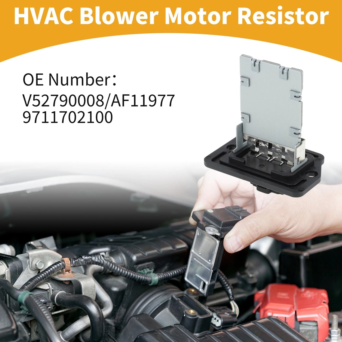 HVAC Blower Motor Resistor   No.V52790008/AF11977