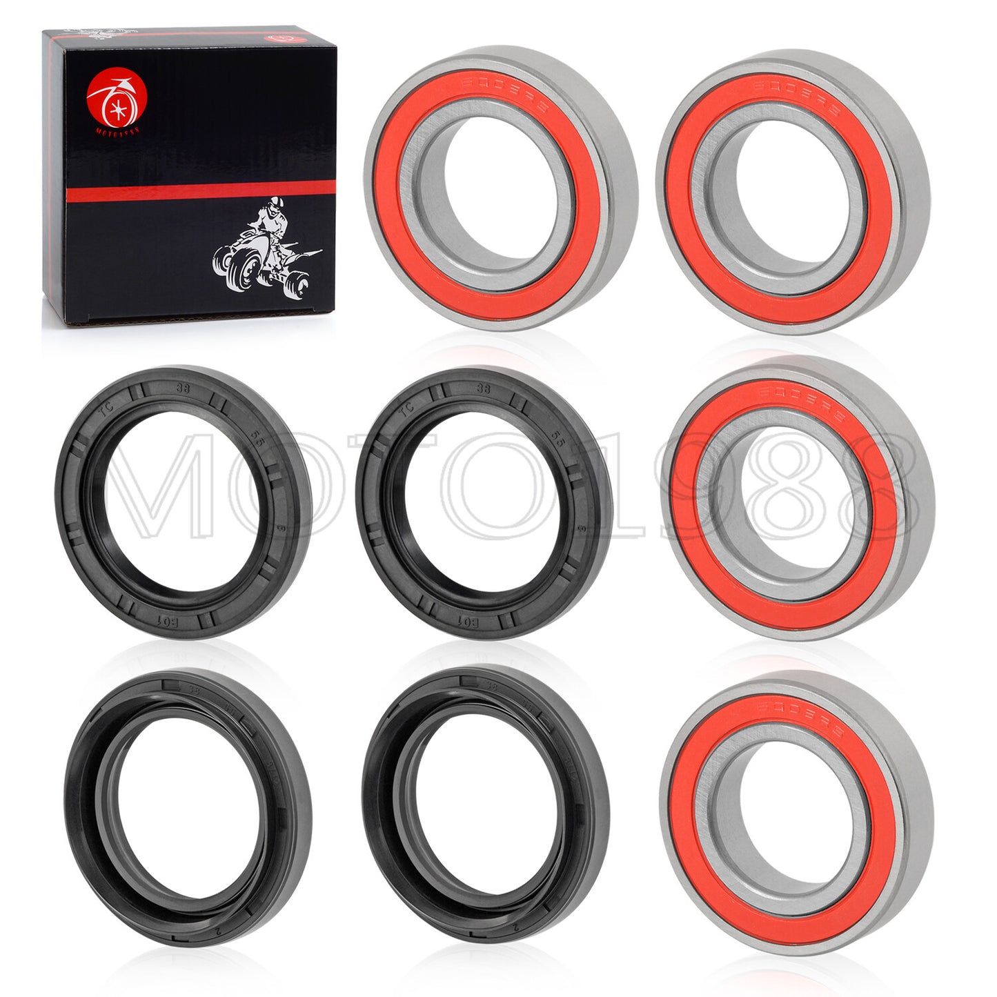 Front Wheel Bearing Seal Kits for Yamaha Big Bear 350 400 (1990–2006)