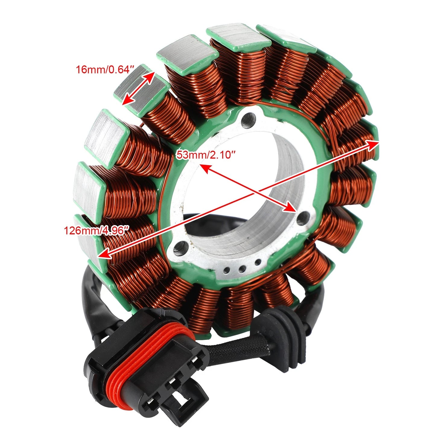 Alternator Stator for Yamaha XVS1300 V-Star Midnight Star (2007–2009) 3D8-81410-00