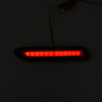 Red LED Rear Bumper Reflectors for Car Taillight Brake Fog Light
