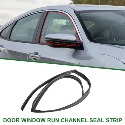 1Pc Rear Right Door Window Run Channel Seal Strip for Honda Civic (2006–2011) No.72735SNLT02