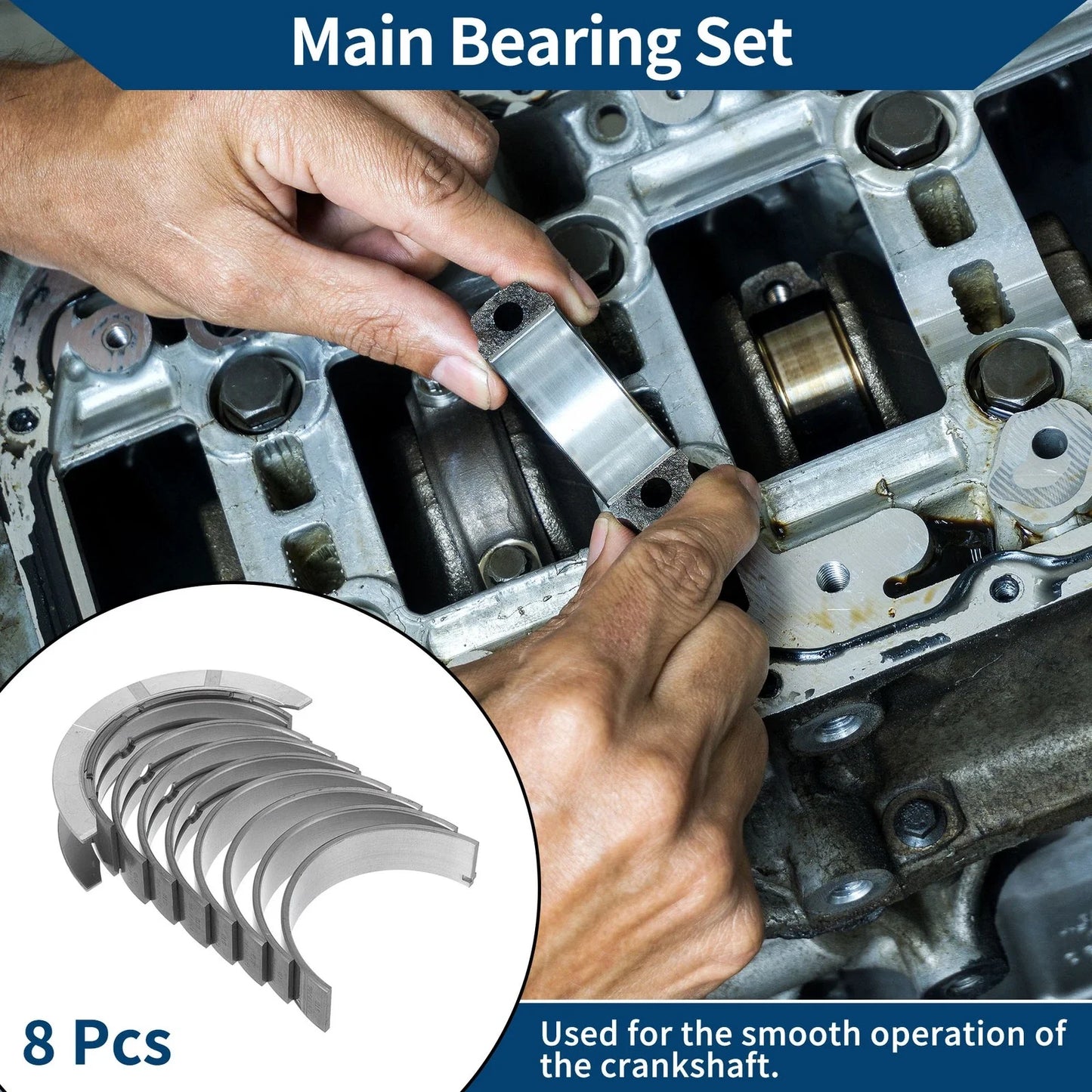 Main Bearing Set for Chevrolet Malibu (2008-2011)