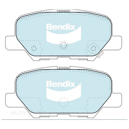 GCT Rear Disc Brake Pad Set for Mazda 6 GJ (2012-2016)