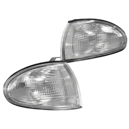 Clear Corner Indicator Park Lights Pair for Hyundai Excel (1994–2000)
