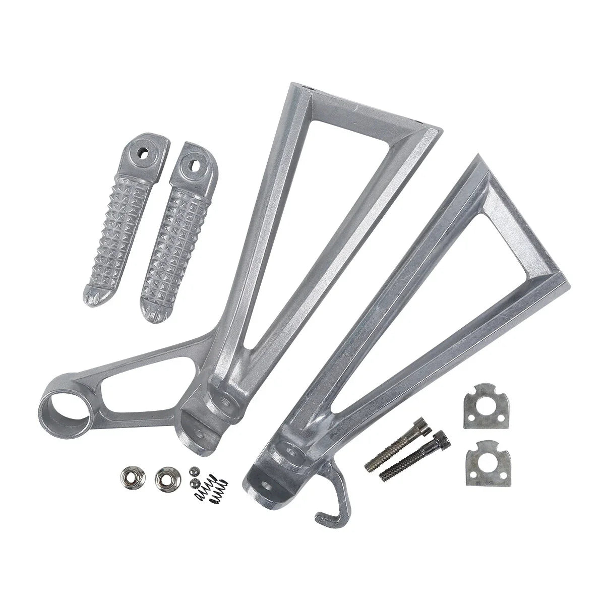 Passenger Footrests Pegs Bracket Set for Yamaha YZF R6 (2003-2009)